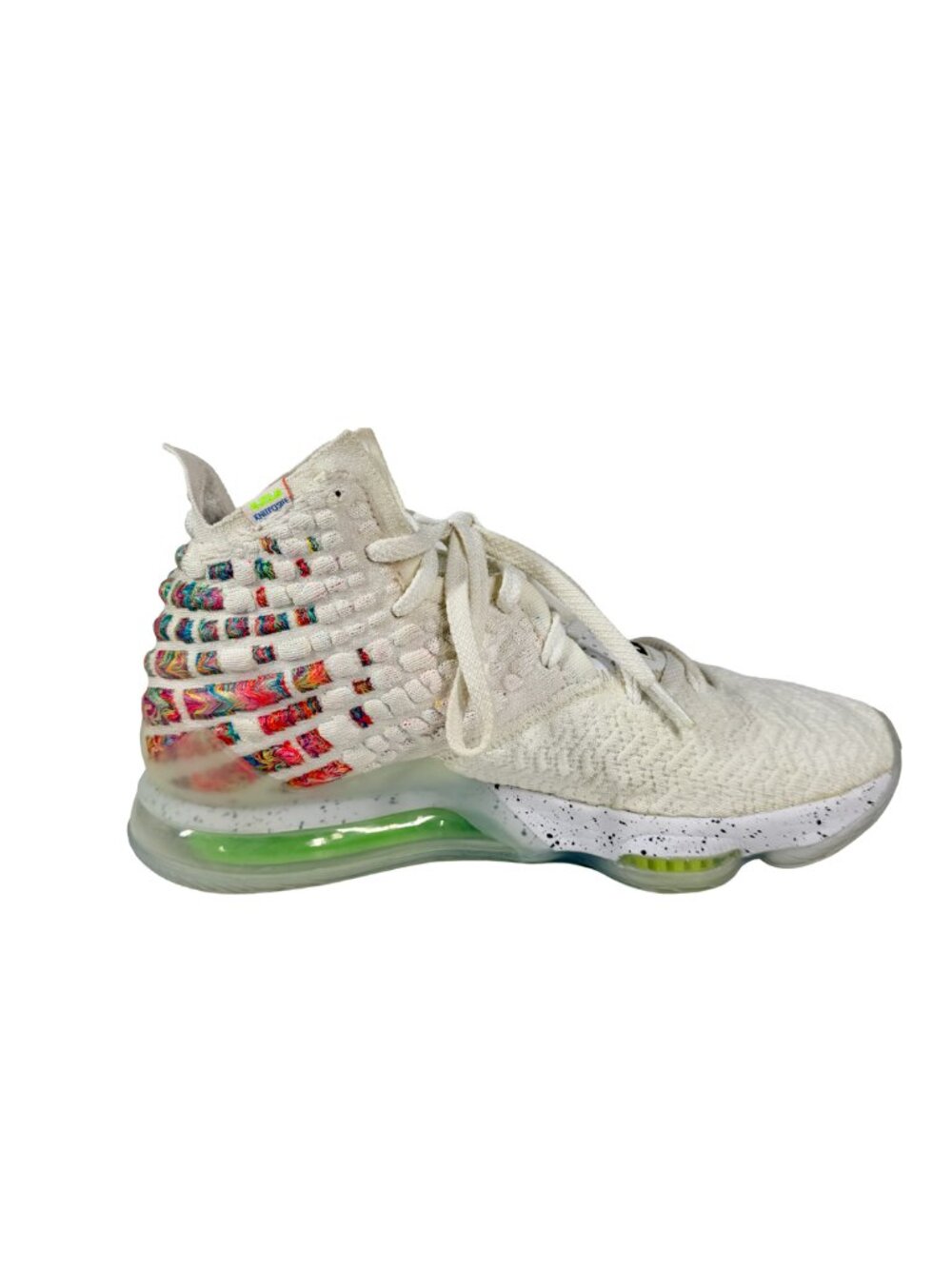 Nike LeBron 17 XVII Command Force White Multi BQ3177-100 Mens 8.5 Basketball - Picture 6 of 15